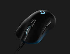 Logitech G403 Hero 25K Gaming Mouse, Lightsync RGB, Lightweight 87G+10G Optional, Braided Cable, 25, 600 DPI, Rubber Side Grips, Black