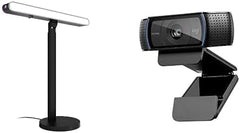 G Litra Beam LX Premium Dual-Sided RGB LED Streaming Key Light + C920X Pro Webcam Bundle