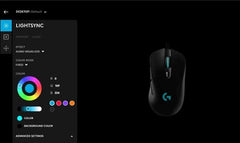 Logitech G403 Hero 25K Gaming Mouse, Lightsync RGB, Lightweight 87G+10G Optional, Braided Cable, 25, 600 DPI, Rubber Side Grips, Black