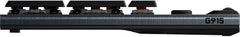 Logitech G915 Lightspeed RGB Mechanical Gaming Keyboard, Low Profile GL Tactile Key Switch, LIGHTSYNC RGB, Advanced Wireless and Bluetooth Support - Tactile,Black