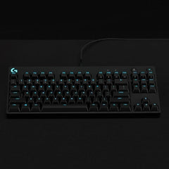 Logitech G PRO Mechanical Gaming Keyboard, Ultra Portable Tenkeyless Design, Detachable Micro USB Cable, 16.8 Million Color LIGHTSYNC RGB Backlit Keys