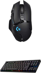 Logitech G502 Lightspeed Wireless Gaming Mouse + G515 TKL Wireless Gaming Keyboard (Tactile) Bundle: Black