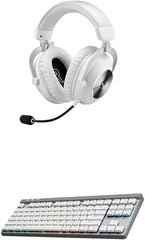 Logitech G Pro X 2 Lightspeed Wireless Gaming Headset + G515 TKL Wireless Gaming Keyboard Bundle (Tactile) - White