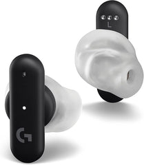 Logitech G FITS True Wireless Gaming Earbuds, Custom Molded Fit, Lightspeed + Bluetooth, Four Beamforming Microphones, PC, Mac, PS5, PS4, Mobile, Nintendo Switch - Black