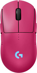 Logitech G PRO 2 Lightspeed Wireless Gaming Mouse, Right- or Left-Handed Mouse with up to 4 Customizable and Switchable Magnetic Side Buttons, 44K DPI Sensor, USB-C Charging, for PC/Mac - Magenta
