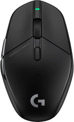 Logitech G303 Shroud Edition Wireless Gaming Mouse - Lightspeed Wireless - Hero 25K - 25,600 DPI - 75 Grams - 5-Buttons – PC - Black