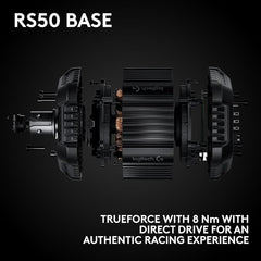 Logitech G RS50 Racing Wheel & Hub System for PS/PC+ Racing Adapter Bundle