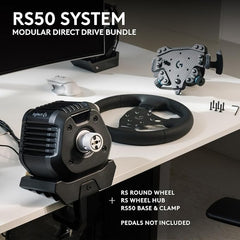 Logitech G RS50 Racing Wheel & Hub System for PS/PC+ Racing Adapter Bundle