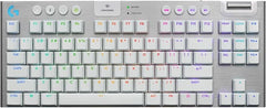 Logitech G915 X Lightspeed TKL Low-Profile Wireless Gaming Keyboard, Double-Shot PBT Keycaps, Fully Programmable Keys, RGB Backlighting, Sleek Aluminum Finishing, GL Brown Tactile - PC/Mac - Black