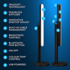 G Litra Beam Premium LED Gaming Key Light + C920X Pro Webcam Bundle