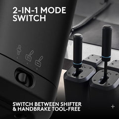 Logitech G920 Driving Force Racing Wheel + RS Shifter & Handbrake + Racing Adapter Bundle - Xbox X|S/Xbox One/PC