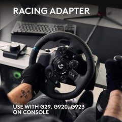 Logitech G920 Driving Force Racing Wheel + RS Shifter & Handbrake + Racing Adapter Bundle - Xbox X|S/Xbox One/PC