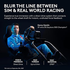 Logitech G RS50 Racing Wheel System - 8Nm Direct Drive Base, RS Wheel Hub with 13 Buttons, 11” Round Wheel + RS Pedals - Sim Racing Pedals with 75 kg Load Cell, Modular Design, for PS5/PS4/PC – Black