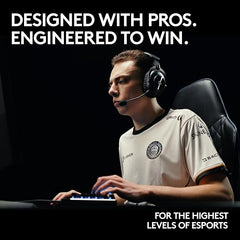 Logitech G PRO X 2 Lightspeed Wireless Gaming Headset: Wireless Gaming Headphones with Mic, 50mm Graphene Drivers, 2.02.0—7.1 Surround, Bluetooth/USB/3.5mm Aux, for PS4/PS5/PC/Nintendo Switch - White