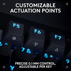 Logitech G PRO X TKL Rapid Tenkeyless Wired Gaming Keyboard with Magnetic Analog Switches, Rapid Trigger Mode, Adjustable Actuation, and Customizable RGB Lighting - Black