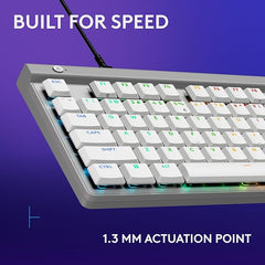 Logitech G502 X Wired Gaming Mouse + G515 TKL Wireless Gaming Keyboard (Tactile) Bundle: White