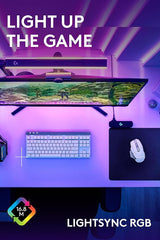 Logitech G502 X Lightspeed Wireless Gaming Mouse + G515 TKL Wireless Gaming Keyboard (Tactile) Bundle: White