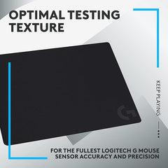 Logitech G240 Cloth Gaming Mouse Pad, Optimized for Gaming Sensors, Moderate Surface Friction, Non-Slip Mouse Mat, Mac and PC Gaming Accessories, 340 x 280 x 1 mm