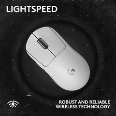 Logitech G PRO X Superlight 2 SE Wireless Gaming Mouse, 60 g pro-Grade Mouse with 5 programmable Buttons, 44K DPI Sensor, 888+ IPS, 1 kHz Report Rate, USB-C Charging for PC/Mac - White