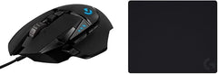 Logitech G502 Hero Wired Gaming Mouse + G440 Hard Gaming Mouse Pad Bundle - Black