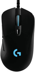 Logitech G403 Hero 25K Gaming Mouse, Lightsync RGB, Lightweight 87G+10G Optional, Braided Cable, 25, 600 DPI, Rubber Side Grips, Black