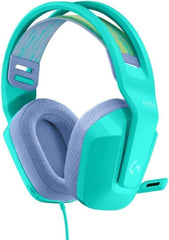 Logitech G335 Wired Gaming Headset, with Flip to Mute Microphone, 3.5mm Audio Jack, Memory Foam Earpads, Lightweight - Mint