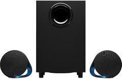 Logitech G560 PC Gaming Speaker System with 7.1 DTS:X Ultra Surround Sound, Game Based LIGHTSYNC RGB, Two Speakers and Subwoofer, Bluetooth, USB, Immersive Gaming Experience - Black
