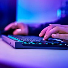 Logitech G515 Lightspeed TKL Low Profile Wireless Gaming Keyboard, LIGHTSYNC RGB, Thin Tenkeyless Design, PBT Keycaps, Tactile (Brown) Mechanical Switches - Black
