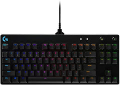 Logitech G PRO Mechanical Gaming Keyboard + G502 Hero Wired Gaming Mouse Bundle - Black