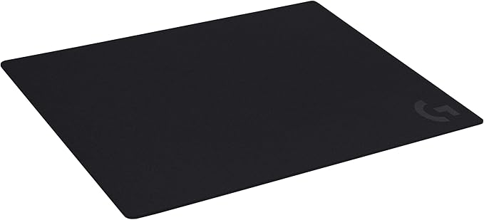 Logitech G640 Large Cloth Gaming Mouse Pad, Optimized for Gaming Sensors, Moderate Surface Friction, Non-Slip Mouse Mat - Black