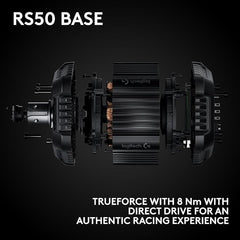 Logitech G RS50 Racing Wheel & Hub System for XB/PC + Racing Adapter Bundle