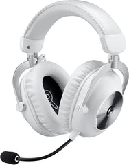 Logitech G PRO X 2 Lightspeed Wireless Gaming Headset: Wireless Gaming Headphones with Mic, 50mm Graphene Drivers, 2.02.0—7.1 Surround, Bluetooth/USB/3.5mm Aux, for PS4/PS5/PC/Nintendo Switch - White
