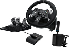 Logitech G920 Driving Force Racing Wheel + RS Shifter & Handbrake + Racing Adapter Bundle - Xbox X|S/Xbox One/PC