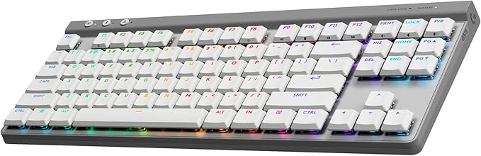 Logitech G515 TKL Wireless Gaming Keyboard (Linear) + G309 Lightspeed Wireless Gaming Mouse Bundle - White