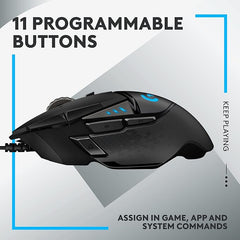 Logitech G413 SE Mechanical Gaming Keyboard and Logitech G502 HERO High Performance Gaming Mouse Bundle