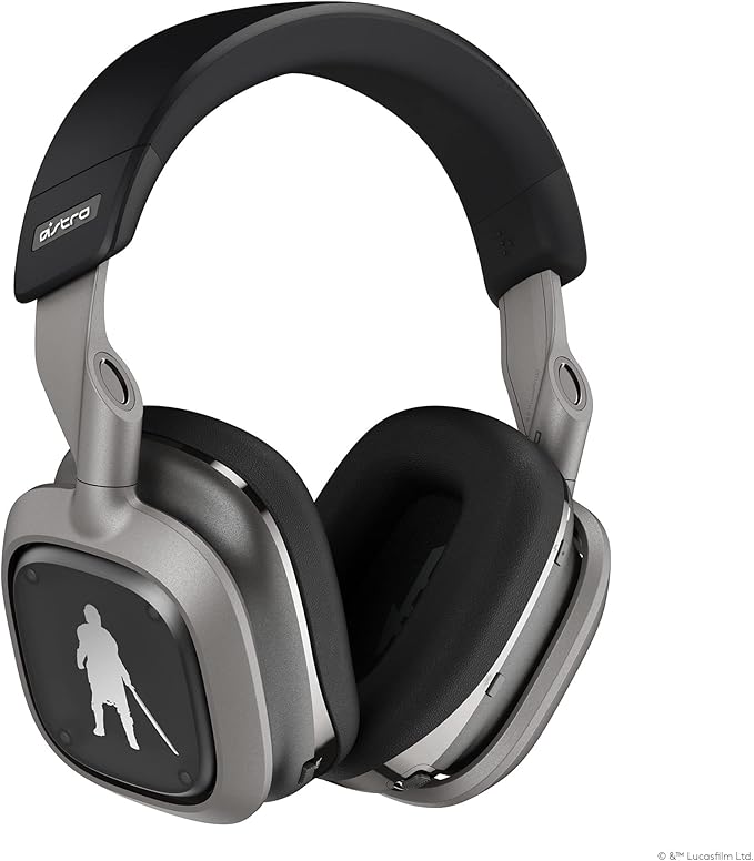 Logitech Astro A30 Lightspeed Wireless Gaming Headset for PS5 - Bluetooth, 2.4Ghz, Built-In & Detachable Mic, USB-C, 3.5mm, for Playstation, Nintendo Switch, PC - The Mandalorian Edition