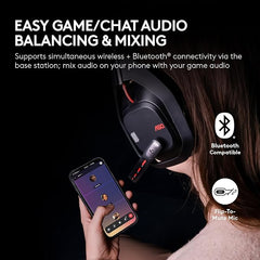 Logitech G Astro A50 Multi-Platform Wireless Gaming Headset + Base Station for PS5/Xbox/PC: PLAYSYNC Audio Switcher, <16bit/48kHz (Console), <24bit/48kHz (PC), 24hr Battery, 2.4GHz & BT - White