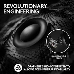 Logitech G PRO X 2 Lightspeed Wireless Gaming Headset: Wireless Gaming Headphones with Mic, 50mm Graphene Drivers, 2.02.0—7.1 Surround, Bluetooth/USB/3.5mm Aux, for PS4/PS5/PC/Nintendo Switch - White