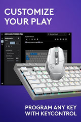 Logitech G502 X Lightspeed Wireless Gaming Mouse + G515 TKL Wireless Gaming Keyboard (Tactile) Bundle: White