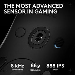 Logitech G PRO 2 Lightspeed Wireless Gaming Mouse, Right- or Left-Handed Mouse with up to 4 Customizable and Switchable Magnetic Side Buttons, 44K DPI Sensor, USB-C Charging, for PC/Mac - Black