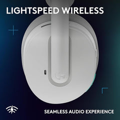 Logitech G325 Lightspeed Wireless Bluetooth Gaming Headset, All-Day Comfort, Built-in Mic with Noise Reduction, 24-Bit Audio, 24+ Hr Battery Life, for PC, PlayStation, Switch, Mobile – White