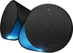 Logitech G560 PC Gaming Speaker System with 7.1 DTS:X Ultra Surround Sound, Game Based LIGHTSYNC RGB, Two Speakers and Subwoofer, Bluetooth, USB, Immersive Gaming Experience - Black
