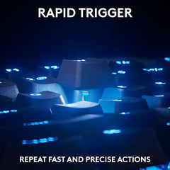Logitech G PRO X TKL Rapid Tenkeyless Wired Gaming Keyboard with Magnetic Analog Switches, Rapid Trigger Mode, Adjustable Actuation, and Customizable RGB Lighting - Black