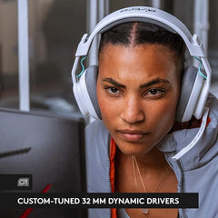 Logitech G Astro A10 Gen 2 Cross-Platform Wired Gaming Headset for PlayStation 5/4, Xbox S|X, Nintendo Switch, PC: 3.5mm Headphone Jack, 32mm Drivers, Flip-to-Mute Mic, Over-Ear - White/Xbox Edition