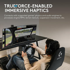 Logitech G RS50 Racing Wheel System - 8Nm Direct Drive Base, RS Wheel Hub with 13 Buttons, 11” Round Wheel + RS Pedals - Sim Racing Pedals with 75 kg Load Cell, Modular Design, for Xbox/PC – Black