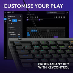 Logitech G502 X Wired Gaming Mouse + G515 TKL Wireless Gaming Keyboard (Tactile) Bundle: Black