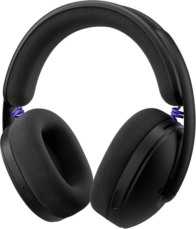 Logitech G325 Lightspeed Wireless Bluetooth Gaming Headset, All-Day Comfort, Built-in Mic with Noise Reduction, 24-Bit Audio, 24+ Hr Battery Life, for PC, PlayStation, Switch, Mobile – Black