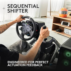 Logitech G920 Driving Force Racing Wheel + RS Shifter & Handbrake + Racing Adapter Bundle - Xbox X|S/Xbox One/PC