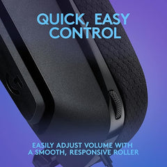 Logitech G335 Wired Gaming Headset, with Flip to Mute Microphone, 3.5mm Audio Jack, Memory Foam Earpads, Lightweight, Compatible with PC, PlayStation, Xbox, Nintendo Switch/Switch 2 - Black